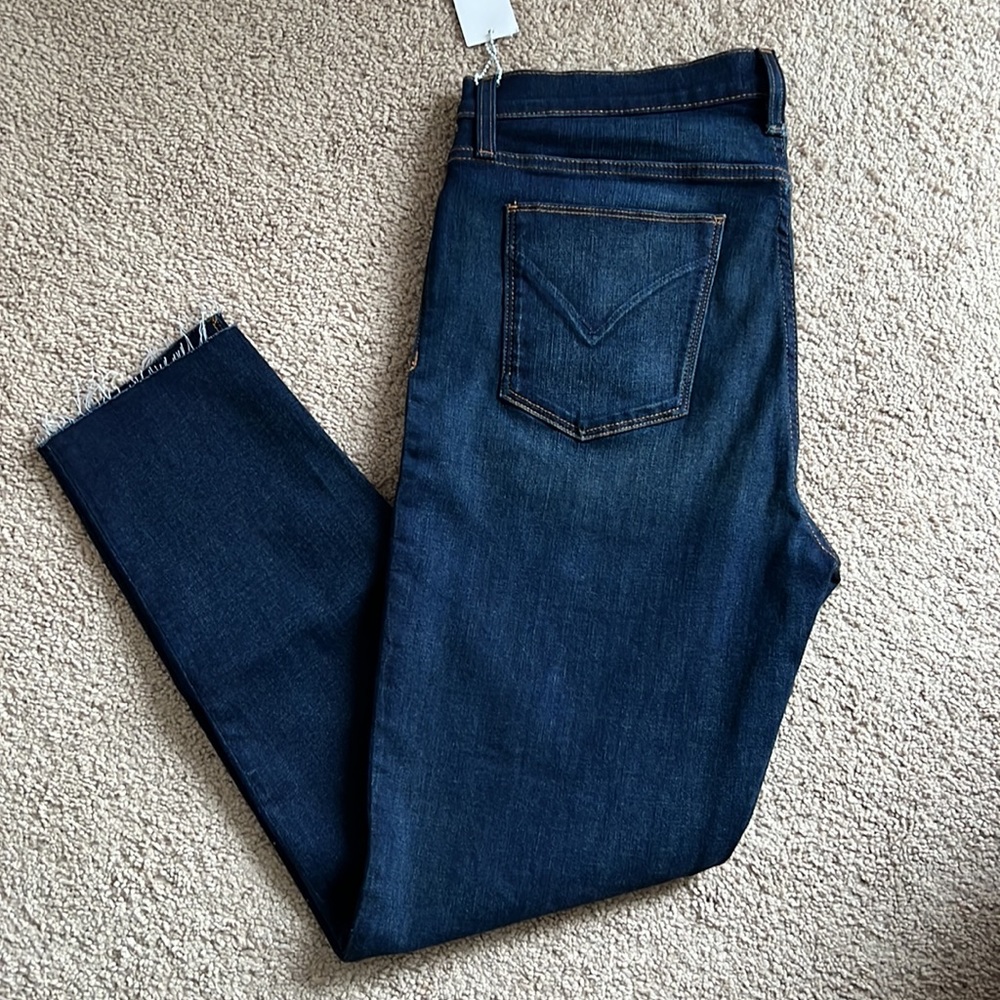 Hudson Natalie Midrise Super Skinny Denim Jeans Womens Sz 32